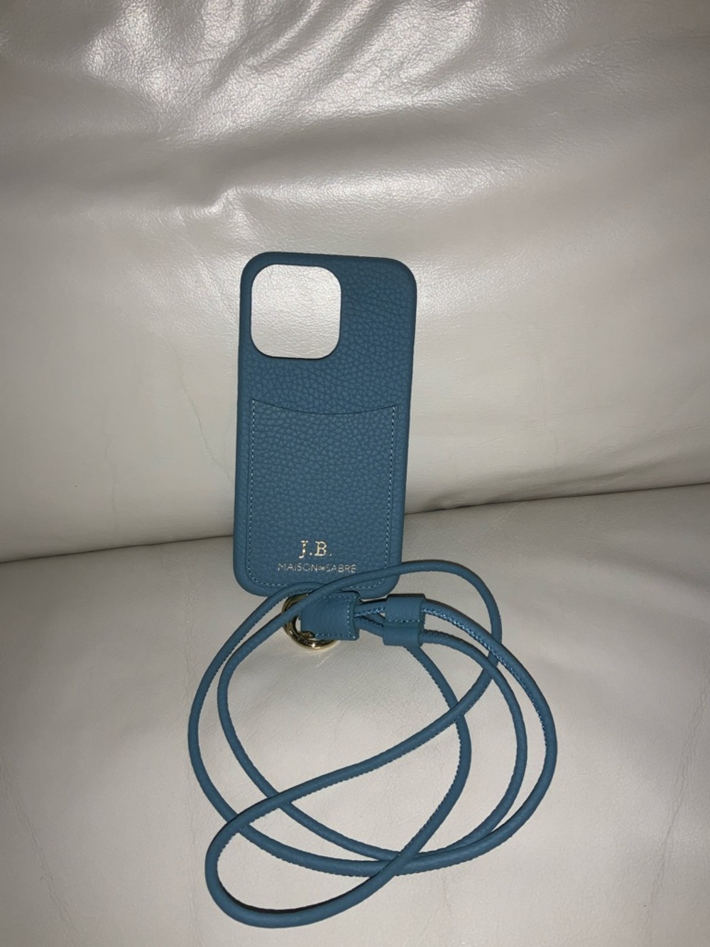 Maison de Sabré Blue Phone Case for iPhone 13 Pro. Never been used. NWOB.
